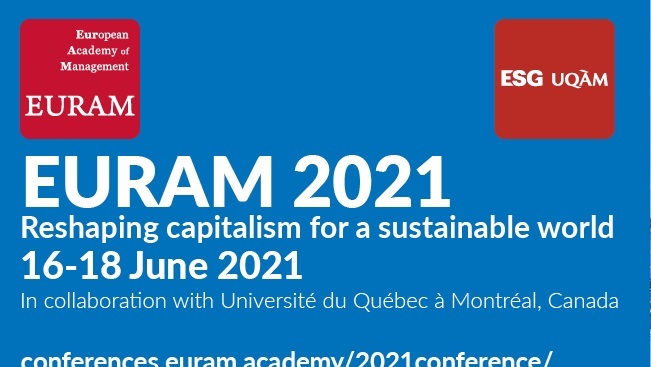 Researchers from Laboratory of Corporate Finance will present their articles on the EURAM 2021 Online Conference